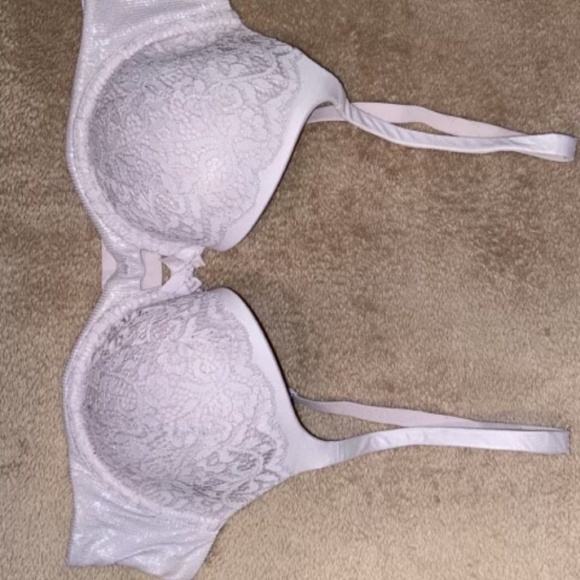 Lot De 3 Soutiens-gorge Longue Ligne Victoria's Secret - Taille 36C - Noir Transparent à Pois